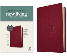 NLT Large Print Thinline Reference Bible/Filament Enabled Edition-Berry LeatherLike
