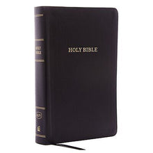 KJV Personal Size Giant Print Reference Bible (Comfort Print)-Black Bonded Leather