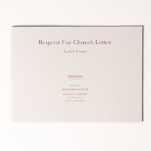 Form-Church Letter Request Form (Form RCL) (Pack Of 50)