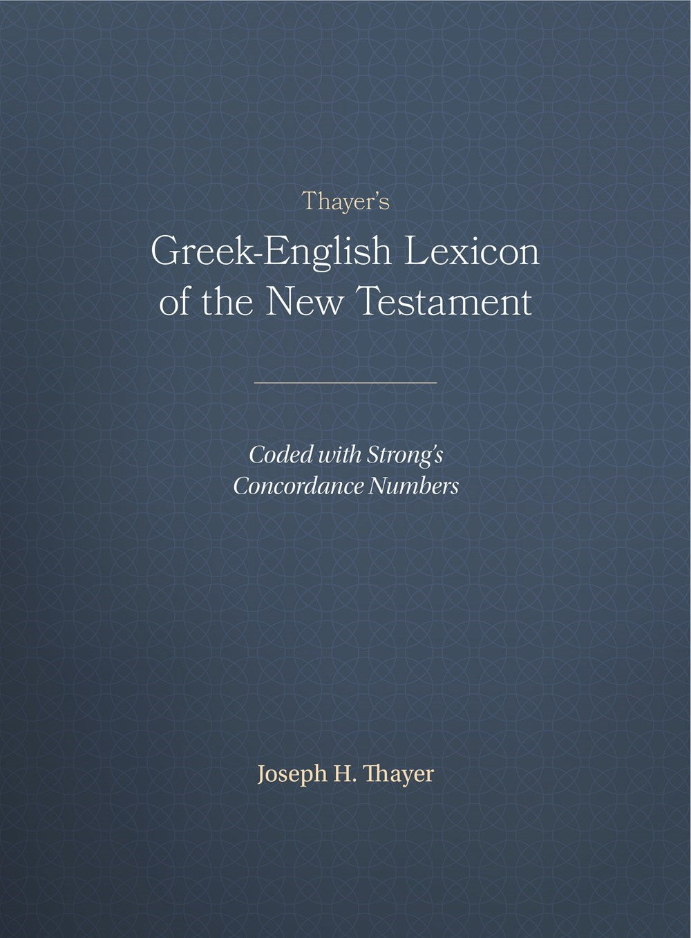 Thayer's Greek English Lexicon