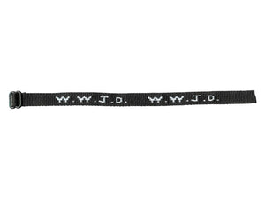 Bracelet-Wwjd-Woven-Black (Pack of 25)