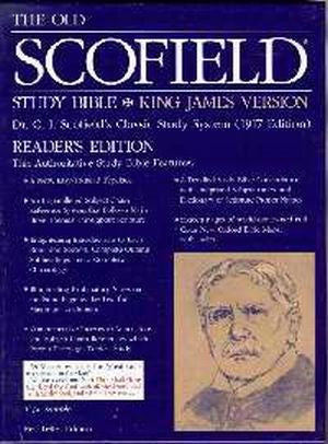 KJV Old Scofield Study Standard Edition-Burgundy Bonded Leather Indexed