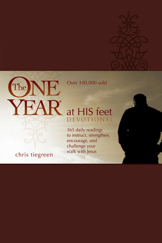 The One Year At His Feet Devotional-LeatherLike