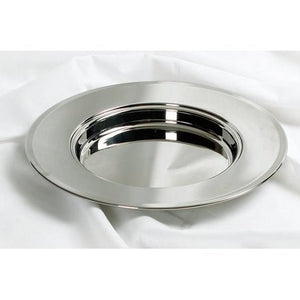 Communion-RemembranceWare-SilverTone Bread Plate-Non-Stacking (Stainless Steel)