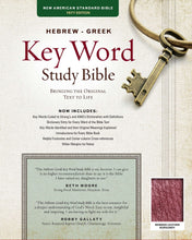 NASB77 Hebrew-Greek Key Word Study-Burgundy Bonded Leather