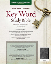 NASB77 Hebrew-Greek Key Word Study-Black Genuine Leather