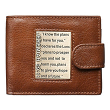 Wallet-Genuine Leather-I Know The Plans-Brown