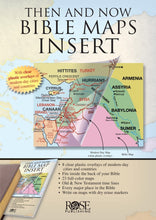 Then And Now Bible Map Insert