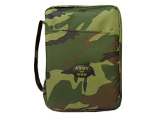 Bible Cover-Kids-Canvas W/Rubber Patch-Army Of God-Camouflage-LRG