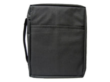 Bible Cover-Canvas-Solid Color-Black-SML