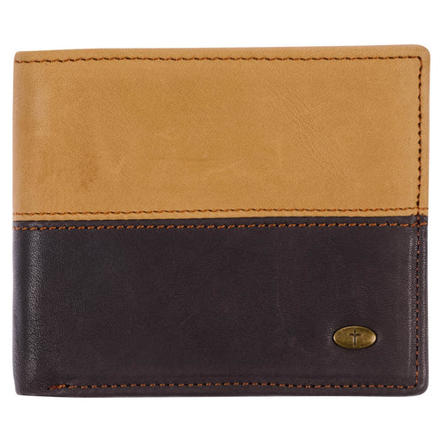 Wallet-Genuine Leather-Cross-Brown/Tan