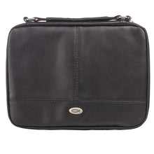 Bible Cover-Two Fold Organizer-Black-Luxleather-LRG
