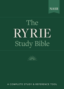 NASB The Ryrie Study Bible-Black Genuine Leather