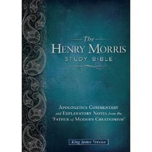 KJV Henry Morris Study Bible-Black Genuine Leather