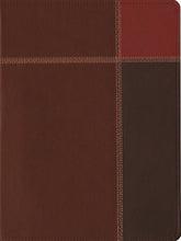 The Message/Large Print Bible (Numbered Edition)-Brown Trio LeatherLook