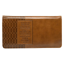 Checkbook/Wallet-For I Know The Plans/Tan Twirl