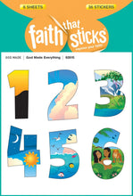 Sticker-God Made Everything (6 Sheets) (Faith That Sticks)