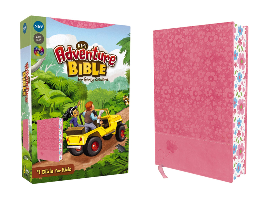 NIrV Adventure Bible For Early Readers (Full Color)-Hot Pink DuoTone