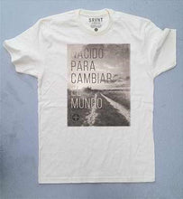 Spanish-TS-Born To Change The World-Mens-Large-Brown/Grey