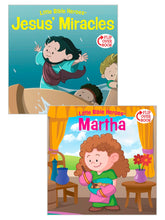Jesus' Miracles/Martha Flip-Over Book (Little Bible Heroes)