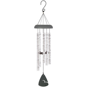 Wind Chime-Sonnet-Family Chain-Silver/Brown (30")
