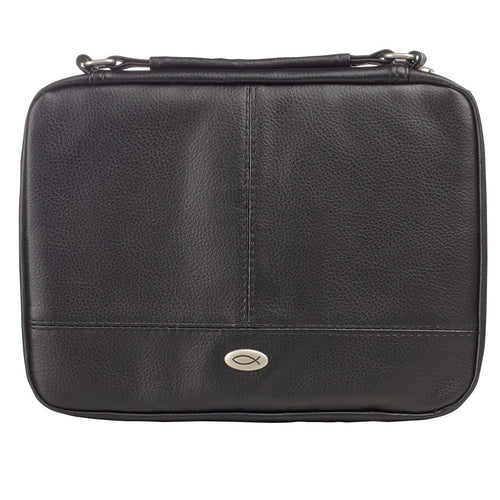 Bible Cover-Two Fold Organizer-X Small-Luxleather-Black