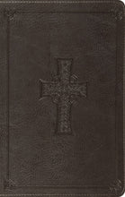 ESV Value Thinline Bible-Charcoal Celtic Cross Design TruTone