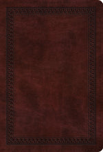ESV Value Compact Bible-Mahogany Border Design TruTone