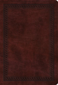 ESV Value Compact Bible-Mahogany Border Design TruTone