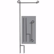 Stake-Garden Flag Stand-3 Piece w/Poly Bag & Header (40")
