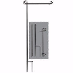 Stake-Garden Flag Stand-3 Piece w/Poly Bag & Header (40