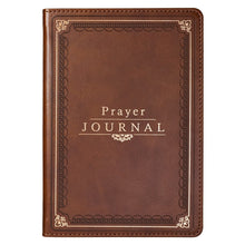 Prayer Journal w/Scripture & Classic Prayers-Brown LuxLeather