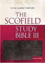 KJV Scofield Study Bible III-Black Bonded Leather Indexed