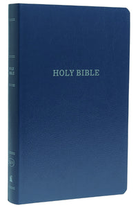 KJV Gift & Award Bible (Comfort Print)-Navy Blue Leatherflex