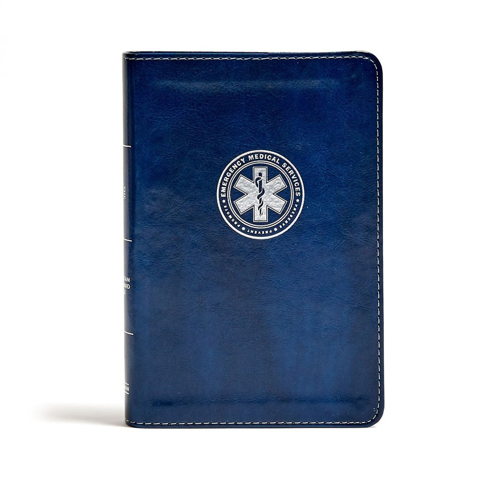 CSB Heroes Bible (EMS) Navy LeatherTouch