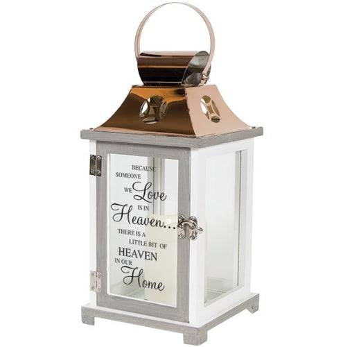 Lantern-Light The Way w/LED Candle & Timer-Heaven (13.5