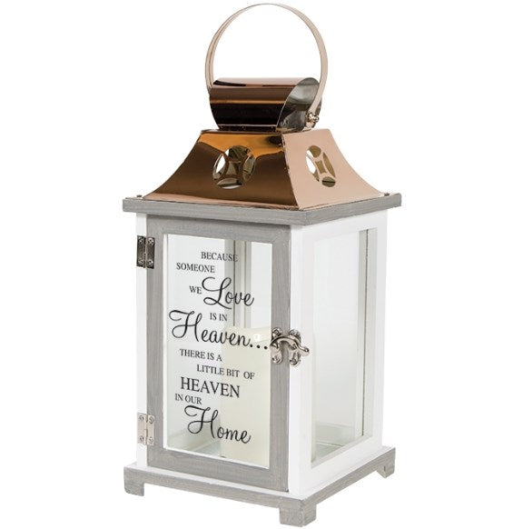 Lantern-Light The Way w/LED Candle & Timer-Heaven (13.5