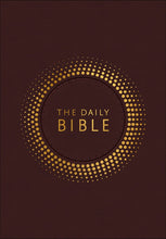 NIV The Daily Bible In Chronological Order-Burgundy Milano Softone