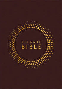 NIV The Daily Bible In Chronological Order-Burgundy Milano Softone