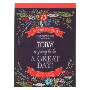 Today Is Going To Be A Great Day! Coloring Postcards