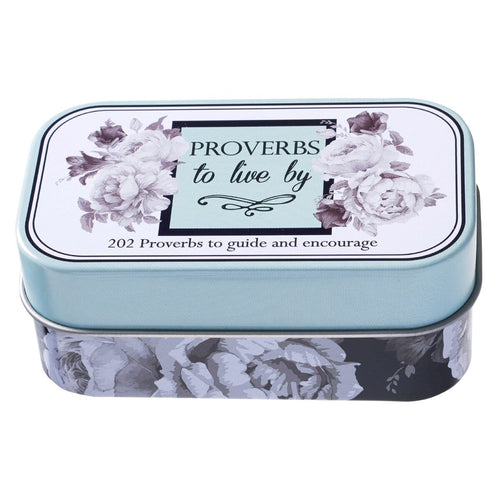 Promise Card Tin-Proverbs To Live By