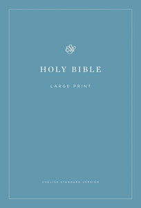 ESV Economy Bible/Large Print-Blue Softcover