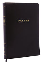 KJV Super Giant Print Reference Bible (Comfort Print)-Black Leatherflex Indexed