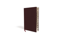 NIV Thinline Bible/Giant Print (Comfort Print)-Burgundy Bonded Leather Indexed