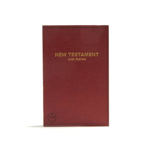 CSB Pocket New Testament With Psalms-Burgundy Softcover