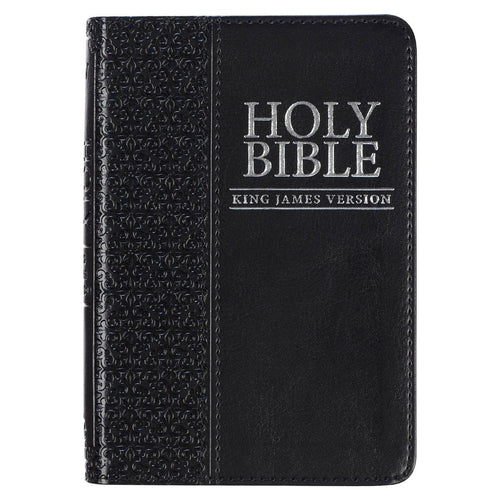 KJV Pocket Bible-Black Faux Leather