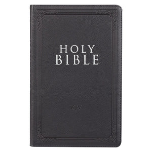 KJV Gift Edition Bible-Black Faux Leather