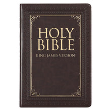 KJV Large Print Thumb Index Edition: Brown (Large Print) (Hardcover)