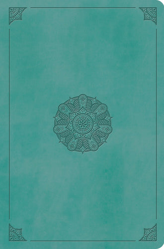 ESV Value Compact Bible-Turquoise Emblem Design TruTone