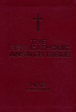 NABRE New Catholic Answer Bible Librosario Edition-Burgundy Imitation Leather